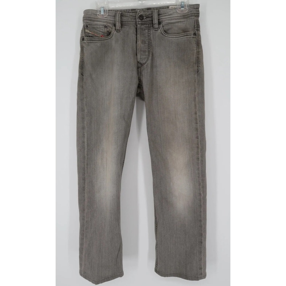 Diesel Industry Viker‎ Men's 26x30 Gray Straight Leg Stretch Denim Jeans
